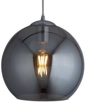 Pendelleuchte, Chrom, H 120 cm, Verstellbar, BALLS