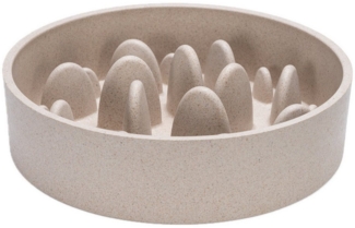 Designed By Lotte Antischlingnapf Antischling-Napf Pom beige aus Bambus für Hunde