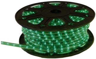 Lichterschlauch ,Ropelight LED Reel', kürzbar, 607W, 45m, grün