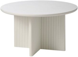 Couchtisch >PALMA< in Greige, MDF + Stahl in greige - 45x80cm (HxD)