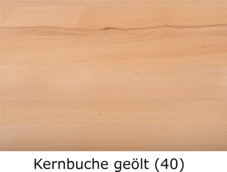 Dico Massivholz Kommode Select, Buche, 3 Schubladen 40 Kernbuche geölt