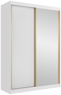 Kleiderschrank Tireno 2D (Farbe: Weiß Velvet)