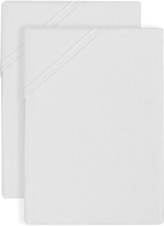 biberna Biber-Betttuch 0002710, weiß, 2x 150/250 cm