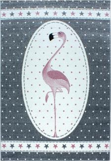 Kinder Teppich Kikki rechteckig - 200x290 cm - Pink