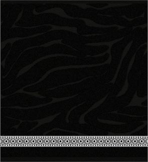 DDDDD Geschirrtuch DDDDD Küchentuch Africa 50 x 55 Schwarz (6er-Pack), (Packung, 6-tlg), schnell trocknend, 100% Baumwolle