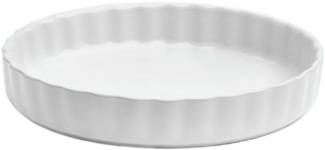 van Well Tarteform Backform mit Rillenstruktur, Ø 26 cm, aus Steingut, (1-tlg), backofenfest bis 280 °C, spülmaschinenfest