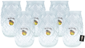 Malibu 6er-Set Glas Gläser Set - 6x Gläser