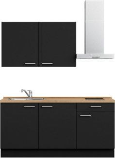 nobilia® Küchenzeile "Touch I", vormontiert, Ausrichtung wählbar, Breite 180 cm, wahlw. mit E-Geräten