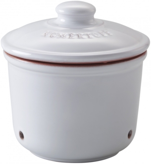 Römertopf Zwiebeltopf Vorratstopf Zwiebeln weiss