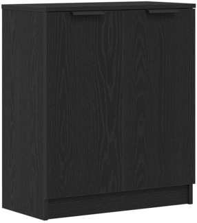 vidaXL Sideboard Schwarz 60 x 30 x 70 cm Holzwerkstoff 862086