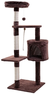 Kratzbaum Katzenbaum Katzenkratzbaum 112 cm Kletterbaum Spielbaum Braun