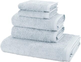 Möve Handtuch Set Basic, Walkfrottier (Set, 5-St), 5tlg.-Set: 2xGäste- 2xHand- und 1xBadetuch in Walkfrottier Qualität