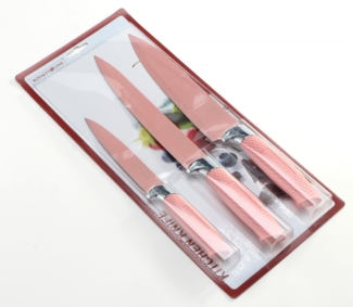 Messer Kochmesser Messerset 3-tlg. Royalty Line pink RL-BW3P