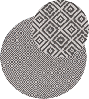 Outdoorteppich THRISSUR Grau ø 120 cm