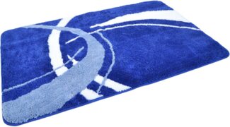 KiNZLER Badematte Gavere, Höhe 20 mm, rutschhemmend beschichtet, fußbodenheizungsgeeignet, schnell trocknend, Polyester, rechteckig, modernes Design, als rechteckig, rund & 2-tlg. Set erhältlich