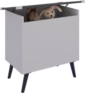 VCM Sitzbank Bosula 921063 Weiß / Anthrazit H. 65 x B. 68 x T. 39 cm