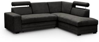 Beautysofa Ecksofa Roma Die Lieferung beinhaltet die Lieferung in die Wohnung, 250 cm breite L-Form Polsterecke, Schlaffunktion, Bettkasten, verstellbare Kopfstützen