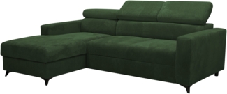 Ecksofa Kiarge Premium Cord (Farbe: Poso 14, Seite: Links LC+2R)