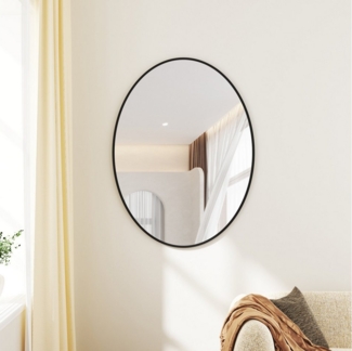 Hopibath Wandspiegel Flur modern Flurspiegel Oval (Ganzkörperspiegel Hängespiegel, 180x80, 160x50, 150x50, 140x40, 80x60, 70x50 cm), für Wohnzimmer Schlafzimmer Bad Hotel