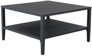 Gartencouchtisch Chelles 90 cm, Schwarz