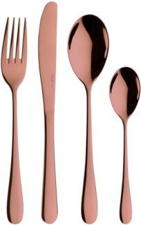 PINTINOX Besteck-Set Princess (24-tlg), 6 Personen, Edelstahl 18/10, PVD Beschichtung, spülmaschinengeeignet