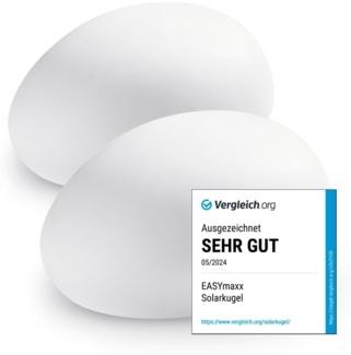 EASYmaxx 2er-Set LED Solarleuchte mit Farbwechsel | Deko Gartenleuchte mit LED Beleuchtung | Wunderschöne Lichteffekte mit Tageslichtsensor In & Outdoor | Gartendeko Witterungsbeständig IP67, Stein