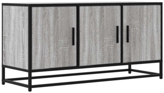 vidaXL TV-Schrank Grau Sonoma 100x35x50 cm Holzwerkstoff und Metall 848832