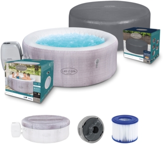 LAY-Z-SPA® Cancun ECO Whirlpool-Bundle mit EnergySense™ Plus Thermo-Komplettabdeckung