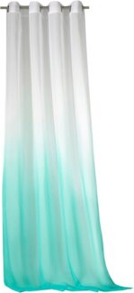 Weckbrodt Vorhang Maischa, Ösen (1 St), transparent, Voile, Voile, transparent mit Farbverlauf, Gardine, Store