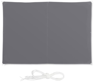 Rechteckiges Sonnensegel grau 10026352_977