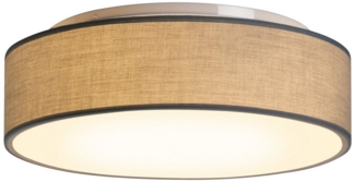 Zedelmaier Lampenschirm Deckenlampe Deckenleuchte mit Stoff-Lampenschirm, Wohnzimmerlampe Schlafzimmer Kinderzimmer Flur Lampe
