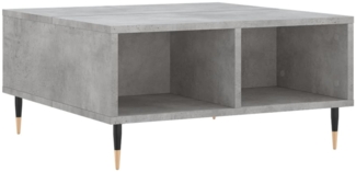 Couchtisch, Sofatisch Betongrau 60 x 60 x 30 cm Holzwerkstoff