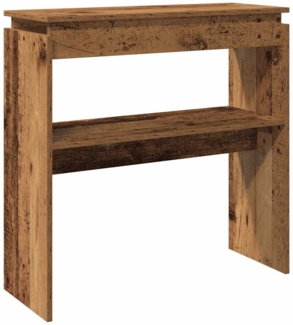 vidaXL Konsolentisch Altholz-Optik 80x30x80 cm Holzwerkstoff 856624