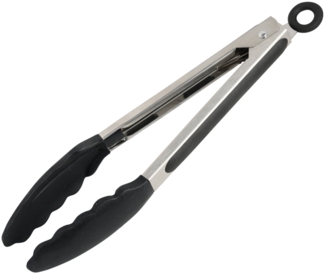 KESPER 90353 Küchen- & Grillzange 23 cm, Edelstahl und Kunststoff