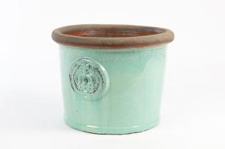 Pflanzgefäß Blumentopf Übertopf Keramik Modell "Provence I" 45cm Grün Celadon