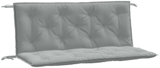 vidaXL Gartenbank-Auflagen 2 Stk. Melange Hellgrau 120x50x7 cm Stoff 4002597