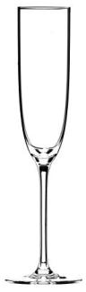 Riedel Vorteilsset 1 Glas SOMMELIERS CHAMPAGNER GLAS 4400/08 und 1 x Riedel Microfaser Poliertuch und 4 EKM Living Trinkhalme aus Edelstahl