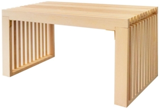 HOME DELUXE Sitzbank aus Holz LORA Natur - 78 cm