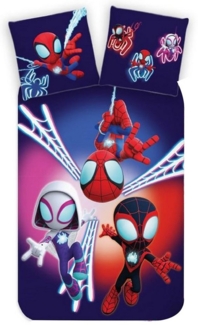 BrandMac Babybettwäsche Spidey Baby Bettwäsche Set 100 x 135 cm 40 x 60 cm