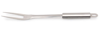 TrendLine 'Deluxe' Grillgabel, Edelstahl Silber, 42,5 cm