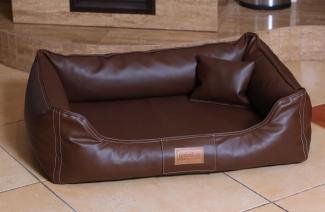 tierlando® Tierbett tierlando MADDOX KOMFORT Hundebett Hundesofa Kunstleder S - XXL