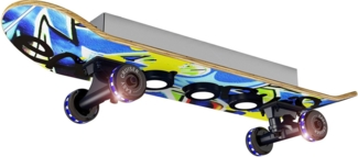 EVOTEC LED Deckenleuchte EASY CRUISER GRAFFITI, Dimmfunktion, getrennt schaltbar, LED fest integriert, Warmweiß, LED Deckenlampe