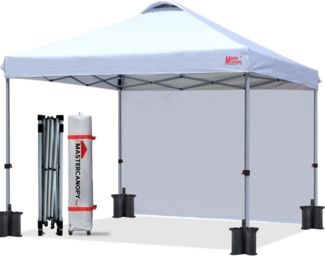 3x3m Pop up Pavillon Faltpavillon Festzelt Partyzelt mit Seitenwand