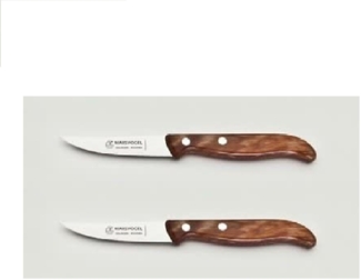 2x Küchenmesser, rückenspitz, rostfrei, 3"/8 cm, Gerlinol Griff