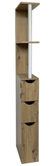 HTI-Living Raumteilerregal Raumteilerregal 136 cm Thekla Artisaneiche, Stück 1-tlg, Beistellschrank Nischenregal