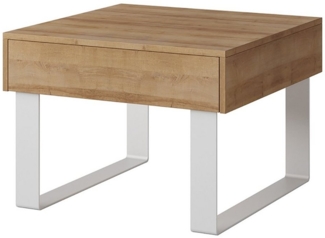 Lomadox Couchtisch CAIRNS-132, in Eiche Nb, Modern, grifflos