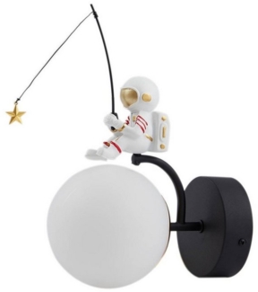 Lindby Wandleuchte Kosmo, LED, Kunststoff Weiß IP20, 1 x 15 W LED