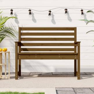 vidaXL Gartenbank Honigbraun 109x48x91,5 cm Massivholz Kiefer 824063