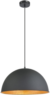 Hängeleuchte Esszimmer Pendelleuchte Küche Hängelampe schwarz gold 58305H