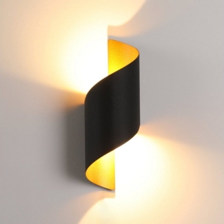 WILGOON Wandleuchte 10W Wandleuchten, Moderne Wandlampe Auf&ab Lichtstrahl, Warmweiß, LED Wandbeleuchtung,für Garten, Wohnzimmer, Badezimmer, Schlafzimmer